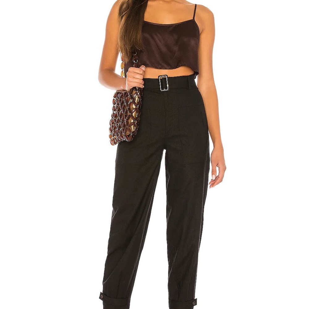 Tularosa Black High-Waisted Pants